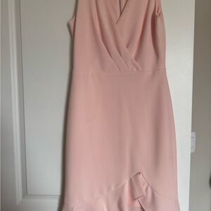 Sage Asymmetrical Pink Dress